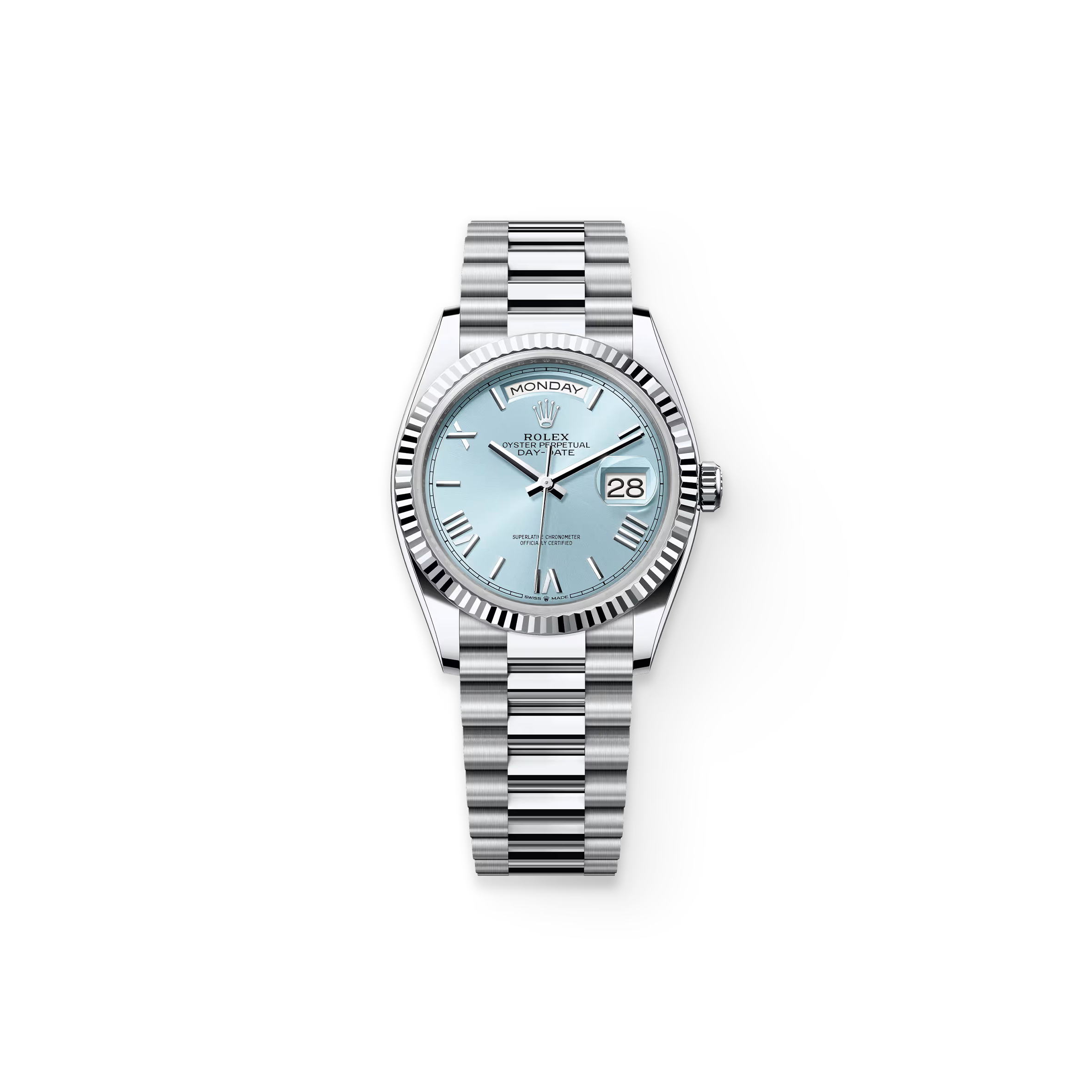 ROLEX DAY-DATE 36OYSTER, 36 MM, PLATINUM M128236-0018